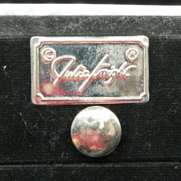 Julia Knight Silver & Black Frame with Mother of Pearl Inlay for 5" x 7" photo - Picture 8 of 9